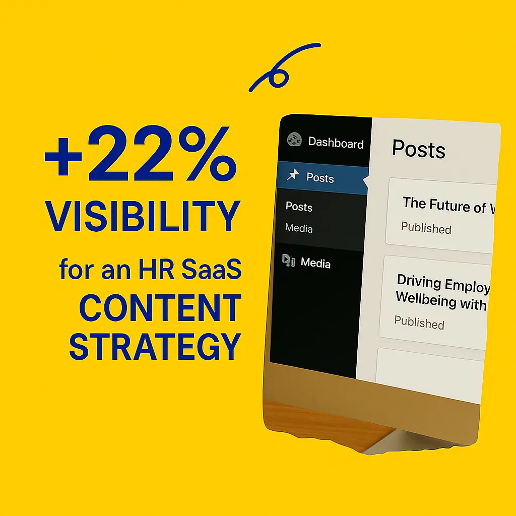 thought leadership content strategy for HR SaaS platform UK
